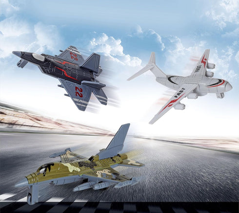 Generic 12-Pack Set Plane Toys Airplane Toys Mini Fighter Jets for Kids, Small Military Glide Planes, Party Favors