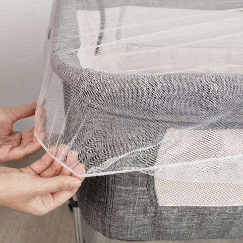 2 Pack Baby Mosquito Net for Stroller, Playard & Bassinet, Reusable Bug Net Cover for Cradles and Playpens