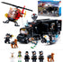 City Police Chase Building Set, SWAT Mobile Command Police Truck Building Toy