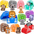 Learning Toys for 1,2,3 Year Old Toddlers, 20Pcs Safari Animals Toys for Montessori Counting & Matching Games
