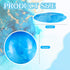 Sotiff 2 Pcs Colorful 8.5 Inch Marbleized Bouncy Balls - Inflatable Balls for Adults Pet Party Supplies