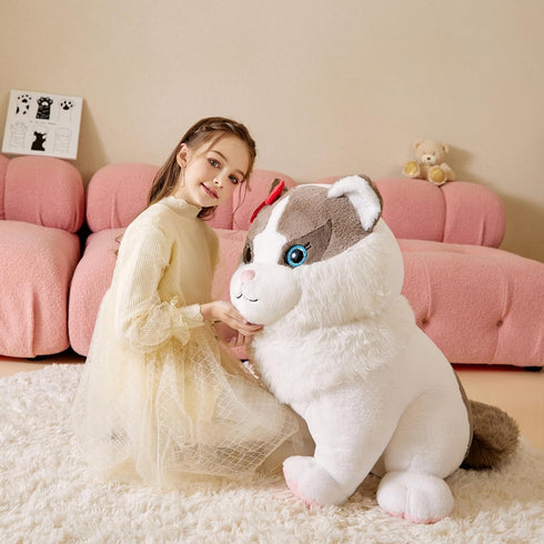 Giant Ragdoll Cat Stuffed Animal Plush Toy, Jumbo 26" Cute Plushie, Birthday Gifts for Kids