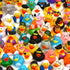 WQTHE 60 Pack Rubber Duck for Jeeps Ducking - 2.3 Inch Bulk