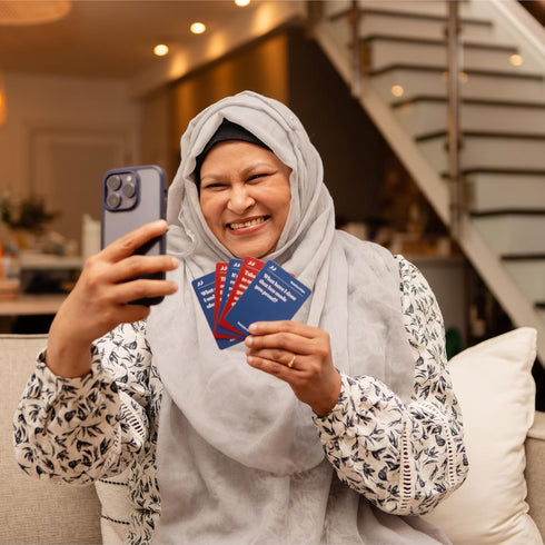 Parents Are Human Bilingual Conversation Cards, English + Traditional Chinese