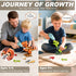 3-5 Set 92 18-Step Laradola Dinosaur Toys for Kids - Take Apart STEM with Electric Drill, Pieces, Build to Enhance