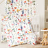 4 Set Oudain Piece Spring Flower Crib Bedding Including Spring Wild Flower Crib Skirt, Blanket, Sheet and Diaper