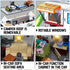 CSNRHG 924 Set Camping Van Construction Toy Pieces Building Block with Picnic Table Grill & Fire Scene Gift for Kids