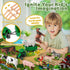 WAIIW Toddlers,38 47.2x31.4 Playset 3-5 Farm Animal Toys for PCS Realistic Animal Figurines Toys with Large Activity