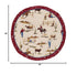 Tummy Sweet Jojo Designs Tan and Red Cowboy Playmat Time Baby and Infant Play Mat for Wild West Collection
