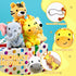 12 4" Pcs Mini Safari Stuffed Animals Bulk Jungle Plush Toys Giraffe Tiger Elephant Zebra Lion Forest Animals Keychains