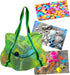 Swimming Leberna Large Beach Bag with Zipper Lightweight Beach Toy Bag Mesh Bag for Pool Sand Toys