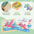 2-4, 8 Pack 9 2-4, 3-5, 3-5, Sets Wooden Dinosaur Puzzles for Toddlers PCS Jigsaw Puzzles for Kids Wooden Puzzles