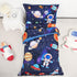 SWESEN Toddler Bedding Set for Boys, Blue Space Toddler Boy Bedding Set,