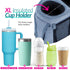 v2 Swanoo Stroller Caddy Organizer With Cup Holder, Non-Slip Straps, Bag for Phone, Pet Accessories, Universal Fits