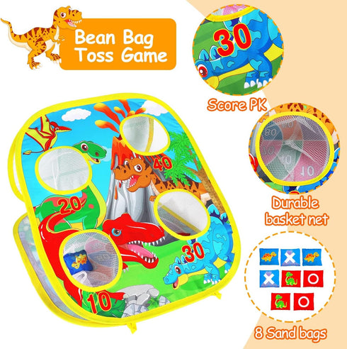 3 in 1 Bean Bag Toss Game for Kids, Toddler Toys for 2-5 Year Old Boys Girls Birthday Gifts
