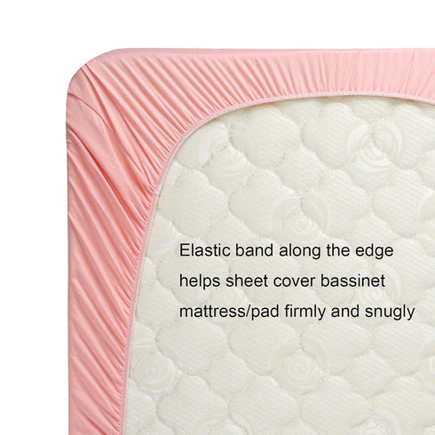 33" 19" (3 1), 3 Pack Onacosht Stretchy Bassinet Sheets x Compatible with Mika Micky, KoolaBaby in BabyBond, HARPPA