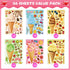 Ice Cream Party Kids Sticker Sheets: 36 Sheets Build Your Own Stickers, Mix and Match Ice Cream Decals