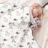KICPOAY Western Cowboy Baby Swaddle Blanket for Boys and Girls, Muslin Baby Receiving Swaddle Blanket, Soft Cotton