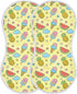 decor gift Summer 4 Pack 22x11in Cotton Large Burp Cloths for Baby Easy Care Pineapple Cute wash Cloths for Unisex