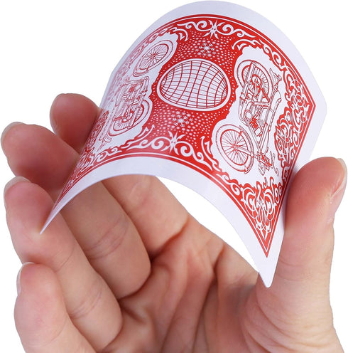 24 12 12 LotFancy Playing Cards, Decks of Cards Bulk, Poker Size Standard Index, Blue and Red, for Blackjack, Euchre