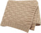 LAWKUL Baby Blankets Knit Cable Babe Blanket, Soft Airy Newborn Infant Receiving Swaddling, Beige Neutral, 40"x30"