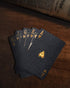 BIERDORF Diamond Waterproof Playing Cards - Black Poker Cards, HD Deck (3-Pack)