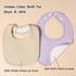Muslin Baby Drool Bibs 10 Pack, Soft Square Adjustable Bandana Bibs for Unisex Newborns