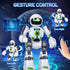 Programmable Robot Toys Gift for Kids: Remote Control Robot with Record Voice Music Dancing Gesture Control