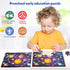 SYNARRY Large US World Earth Solar System Wooden Puzzles for Kids Gift Box(12.2*9.4 in) - FSC Certified, Puzzles for