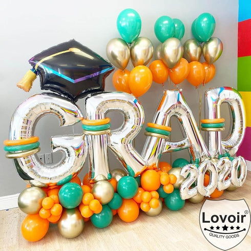 Lovoir 40 Inch Large Silver Letter C Balloons - Jumbo Mylar Foil Helium Balloon for Birthday Party Celebration