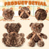 Jenaai 12 Pieces Stuffed Animals, Soft Party Gift Plush Bears for Baby Shower Centerpieces, Birthday Decorations (11.8
