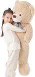 Poutmac Big Teddy Bear 4Ft Giant Soft Stuffed Animals, Cute Plush Toy for Valentine's Christmas Birthday