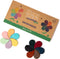 Honeysticks Flower Shaped Beeswax Crayons (12 Pack) - Non Toxic Crayons Made
