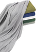 Hollyoo 100% 47''x47'' Muslin Swaddle Blanket, Viscose Made from Bamboo Solid Gray Unisex Swaddle Wrap, Soft Silky
