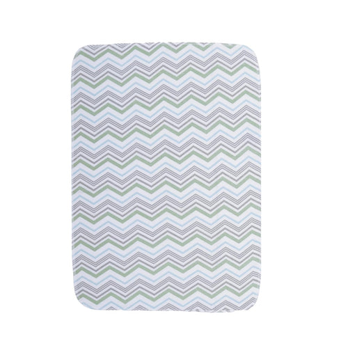 12 Pack EVERYDAY KIDS Burp Cloths for Baby Boy; Newborn Essential with - Large Absorbent Cotton Flannel Blue/Green