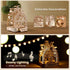 UPLIKE 3D 3D 222psc Wooden Puzzles for Adults: Puzzle Light-Up Ferris Wheel with Music Box - Wooden Puzzles Model