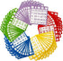 Yuanhe 50 Bingo Game Cards - Bingo Set for Kids Party, Paper Card Games for School and Family Activities
