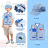 Set-Train Kyson Kids Train Conductor Costume Engineer Dress Up Kit for Train Theme Party Halloween Dress Up Career Day