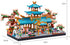 Set, (2350PCS) Micro Building Block Chinese Suzhou Garden Architecture Model Kit with Cherry Blossom Bonsai Tree