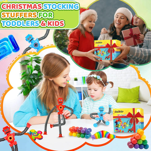 6Pack 3-5 5-7 Sensory Autism Toys for Tollder Kids, Easter Basket Stuffers Autistic Travel Airplane Road Trip