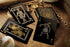 Gent Supply Plastic Waterproof Mythical Creatures II Playing Cards - Black Silver & Gold Edition