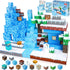 Magnetic Blocks - 100PCS Build Frozen Castle Magnet World, Magnetic Toys for Montessori Toddler Christmas Birthday Gifts