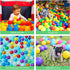 Ball Pit Balls, Phthalate Free BPA Free Crush Proof Plastic, 7 Bright Colors with Reusable Storage Bag
