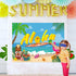 Ticiaga 36pcs Aloha Hawaii Party Stickers, Pin The Hair and Wing On Pineapple and Flamingo Poster Game