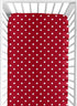 Polka Dot Ladybug Fitted Crib Sheet for Baby and Toddler Bedding Sets