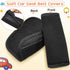 6 2.4 5.7 Inches(Black) Riakrum Pieces Car Seat Strap Pads Covers for Baby Kids, Carseat Strap Covers Shoulder Pads