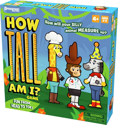 How Tall Am I? - Preschool Measuring Game - Mix and Match to Create Your Animal, Tallest Wins!