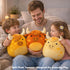 Highland Cow Plush Toy - Soft and Cuddly Plush Pillow - Spotted Highland Cow Perfect for Kids and Collectors (Light