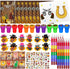 Cinrobiye 144 Pcs Western Cowboy Party Favors, Wild West Coloring Books, Stickers,