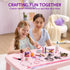 7 8+ JOVA Klever Kits DIY Fairy Lantern Craft Kit with Rose Lights and String Lights, Birthday Gifts with Color Fairy